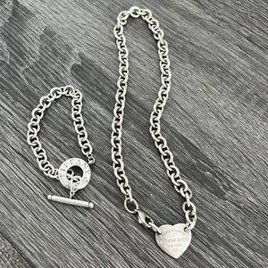 Tiffany bracelet and necklace set